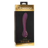 Obsession Passion Purple Silicone Curved Vibrator with 10 Vibration Functions and Gold-Plated Accents Vibrators - G Spot